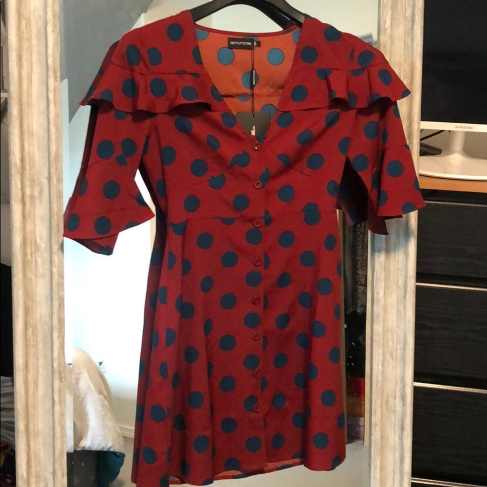 PLT Polka Dot Shift Dress